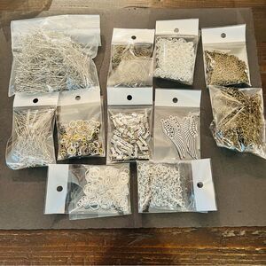Over 10 Bundles of Assorted Jewelry Making Supplies